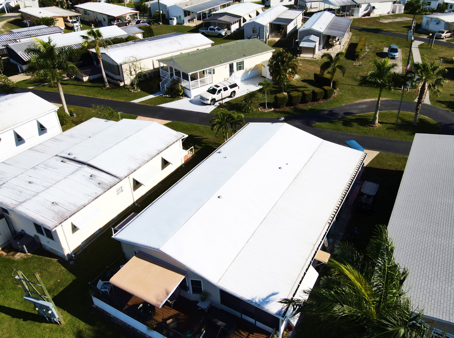 TPO roofing for mobile homes in Florida